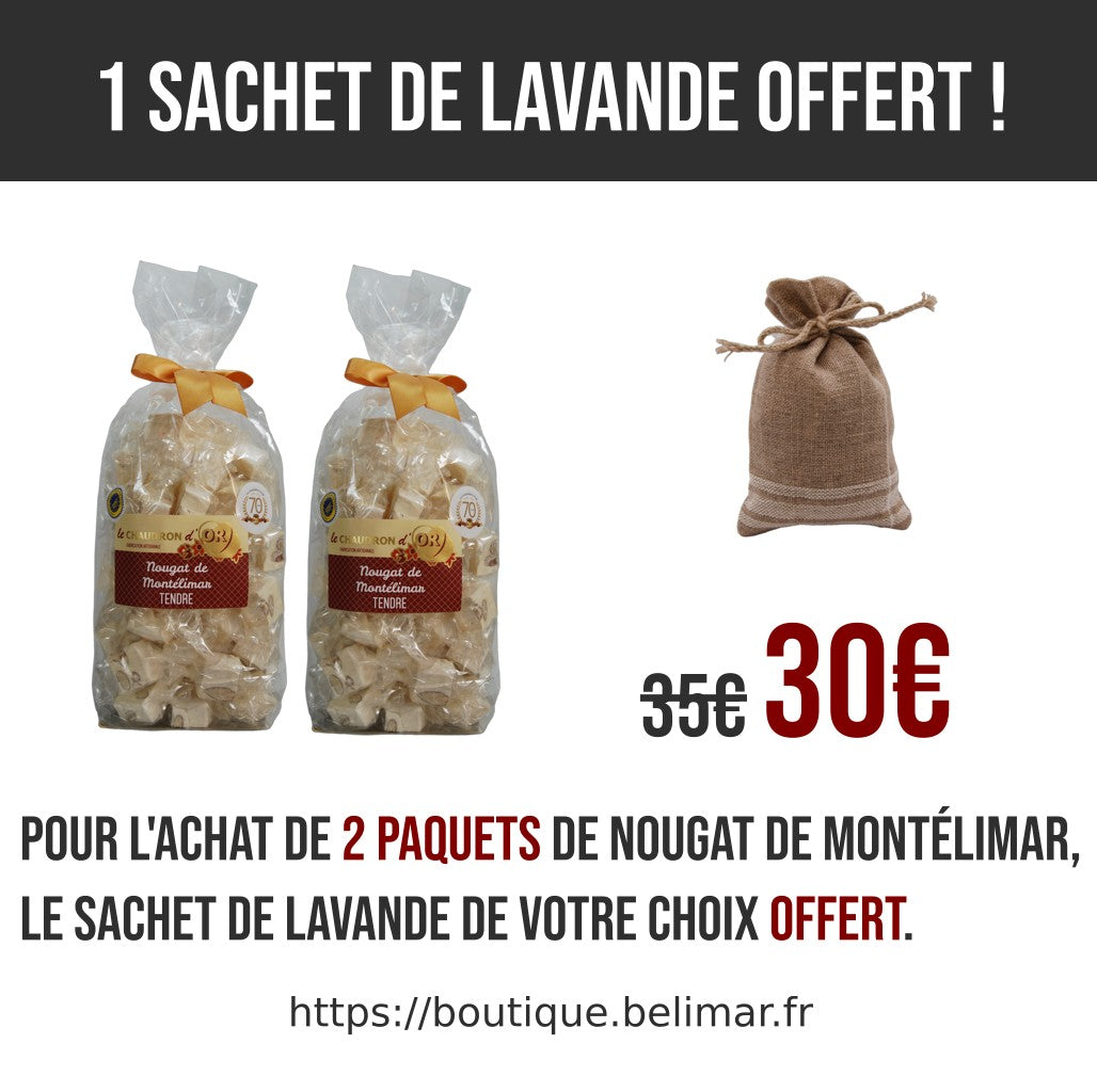 Nougats de Montélimar IGP - Le Chaudron d'Or 400g