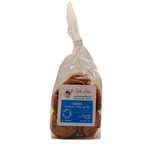 Sablés caramel fleur de sel - Biscuiterie Sophie